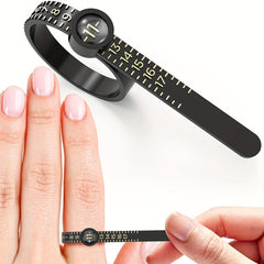 Reusable Ring Sizer Measuring Tool Jewelry Sizing Gauge 17 Rings Size