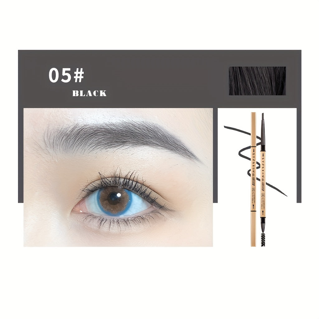 Golden Chopsticks Waterproof Eyebrow Pencil Ultra Slim Long-Lasting Color
