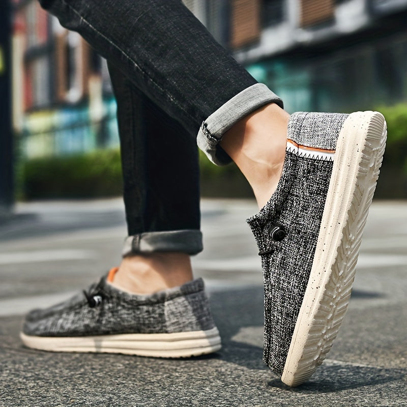Men's Lightweight Lace-up Slip-On Shoes for Spring and Summer