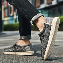 Men's Lightweight Lace-up Slip-On Shoes for Spring and Summer