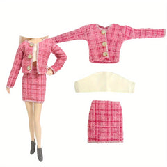 Office Ladies Costume Party Outfit for 1/6 Dolls