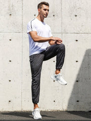 Camo Drawstring Joggers Active Pant Breathable Athletic Pants Men