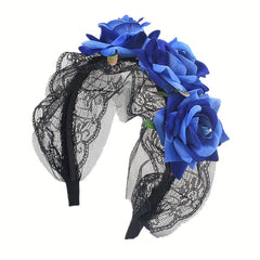 Girl s Halloween Rose Flower Headband For Children