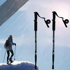 Collapsible Trekking Pole Aluminum Walking Sticks For Hiking