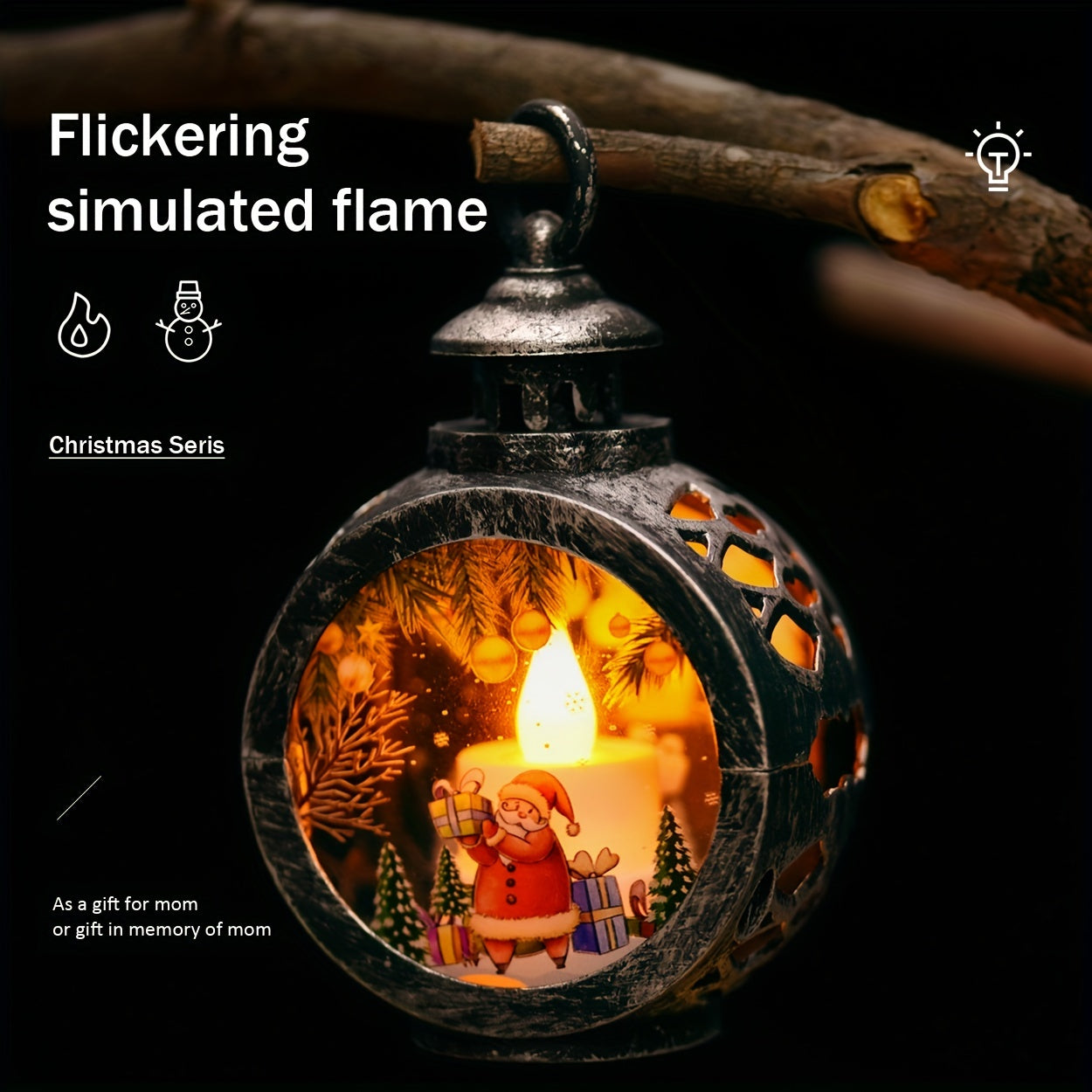 Portable LED Swinging Wind Lamp for Home Decoration