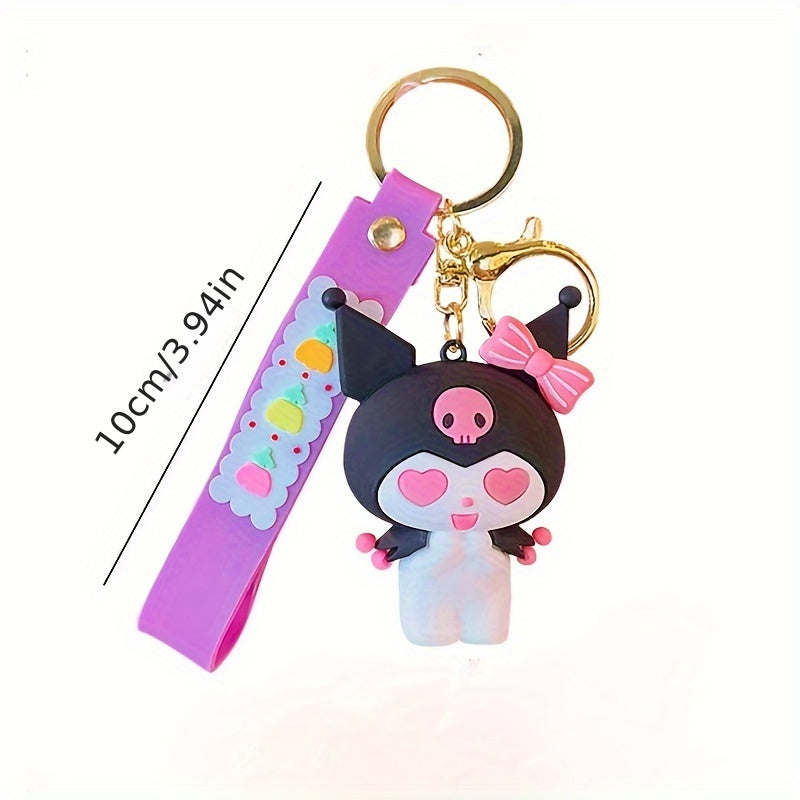Couple Cartoon Keychain High-end Pendant Schoolbag Ornament Key Chain