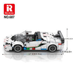 Reobrix Classic Racing Series Building Block Toy Gift