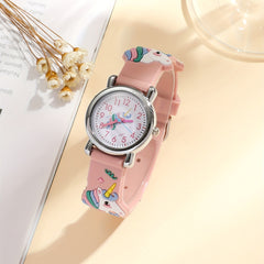Pink Unicorn Casual Watch for Kids