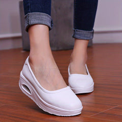Women's Air Cushion Walking Shoes Slip On Casual Sneakers