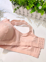 Comfy Push Up Bra Lace Wireless Breathable Women's Lingerie