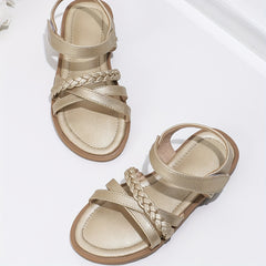 Girls Open Toe Sandals Breathable Lightweight for Summer