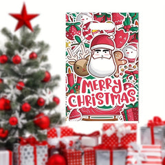 10pcs Christmas Gift Bags Cartoon Pearl Film Halloween Christmas Eve