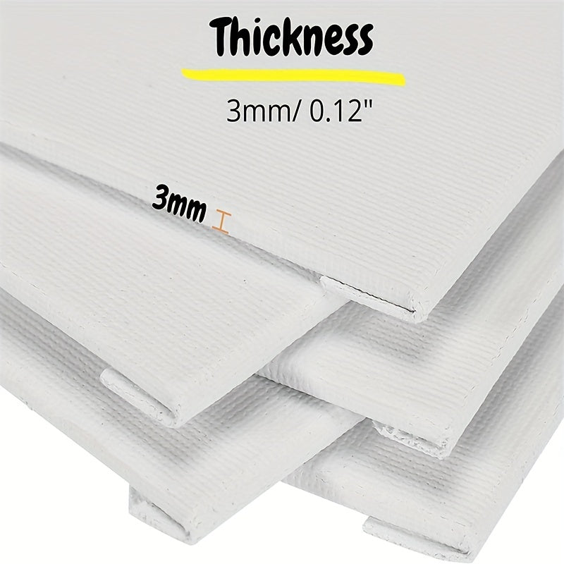 5pcs 5x7 Inches Blank Canvas Painting Boards