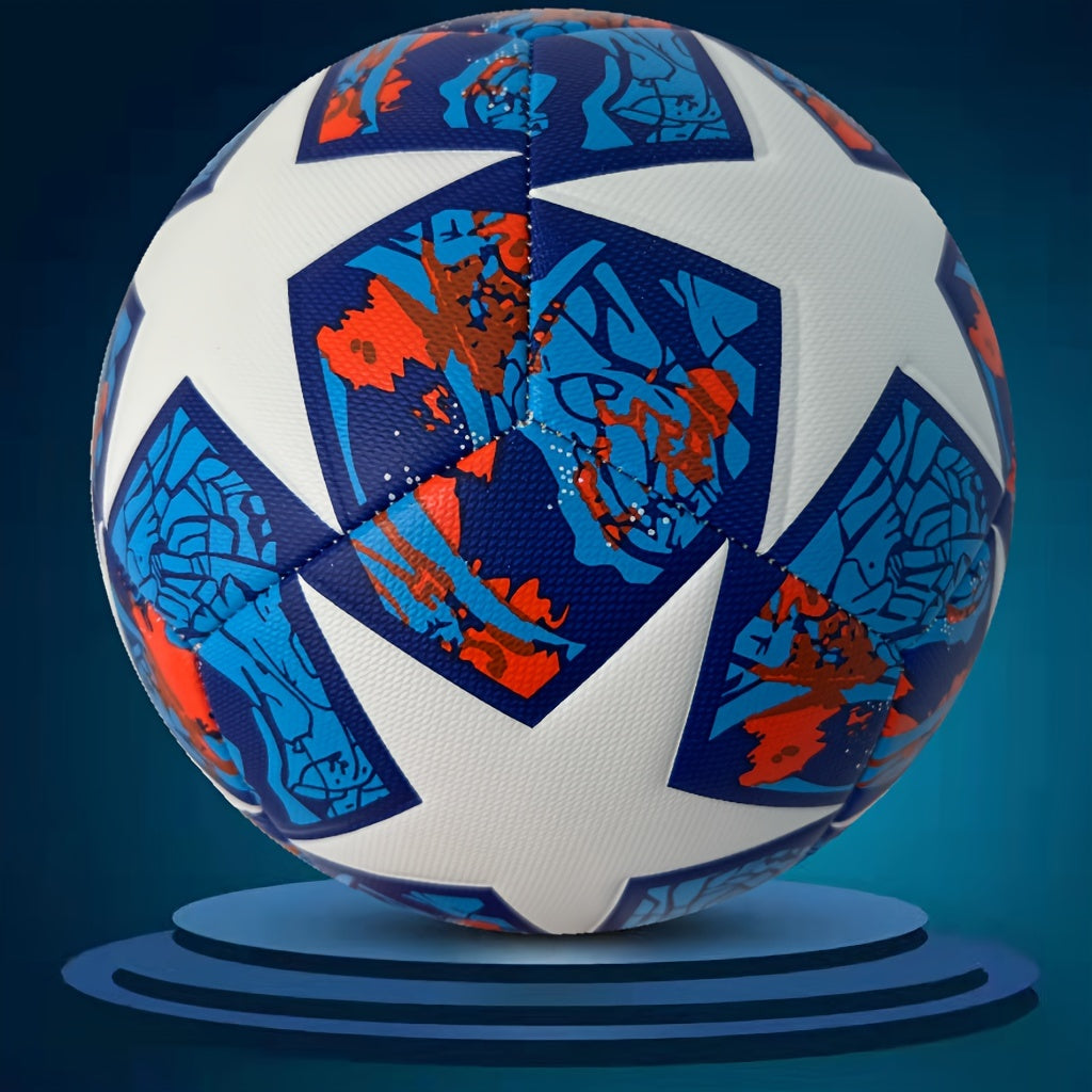 Standard Size 5 Machine Stitched Football PU Training Soccer Balls
