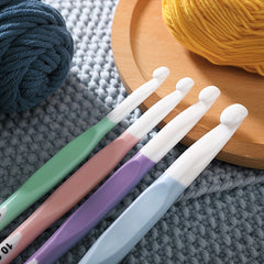 1pc Ergonomic Handle Crochet Hooks 8-15mm