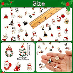 170 Christmas Wine Glass Charms for Xmas DIY Making Jewelry Earring