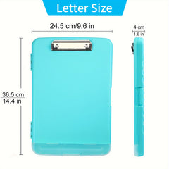 Nursing 8.5x11 Clipboards With Storage: High Capacity Clip Boards With Storage