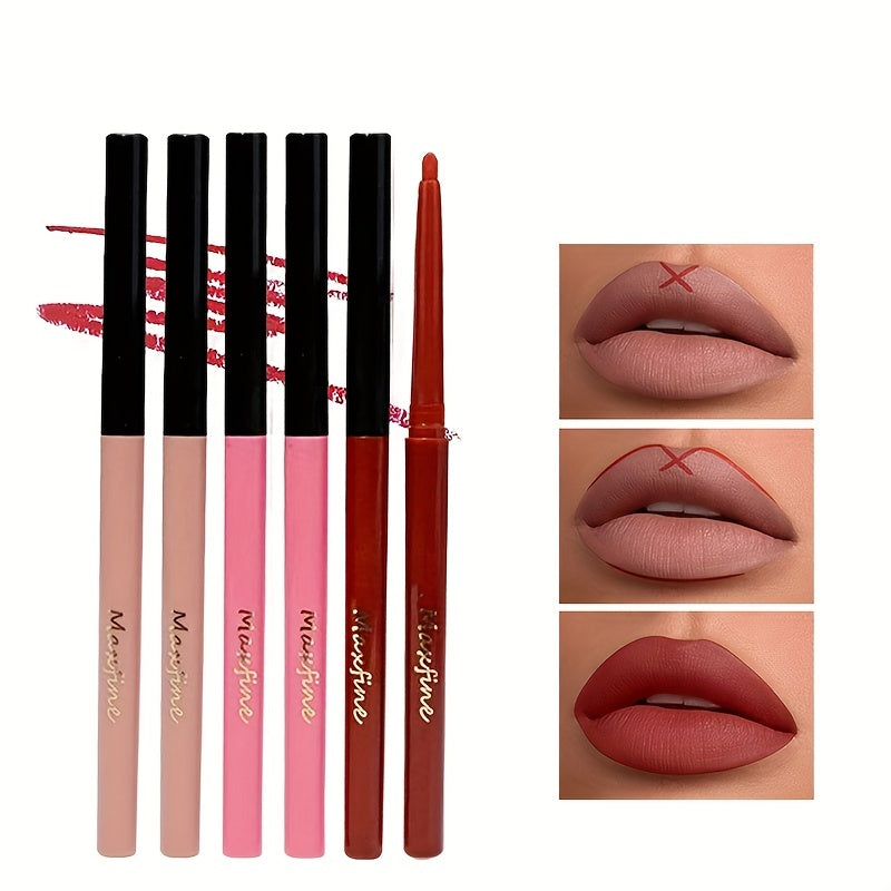 Matte Lip Liner Pencils Long-Lasting Waterproof