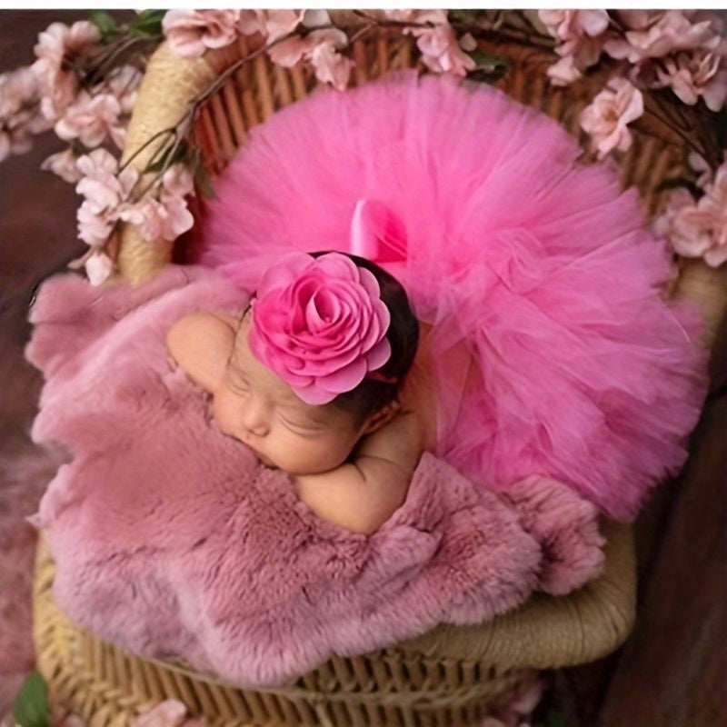 Baby Girl Newborn Photo Props Set