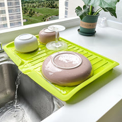 Large Draining Rack Multifunctional Fruit Vegetable Plastic Drain Tray Shelf