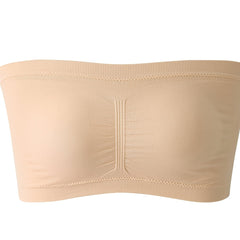 Padded Seamless Bra Tube Top Women's Sexy Crop Top