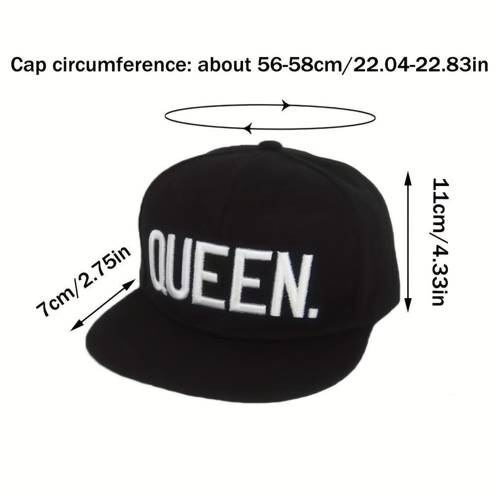 Queen Embroidery Baseball Cap Snapback Hat Hip Hop Sun Hat