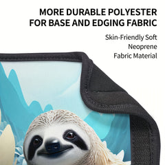 1pc Sloth Car Seat Belt Cover Soft Shoulder Protector Pad