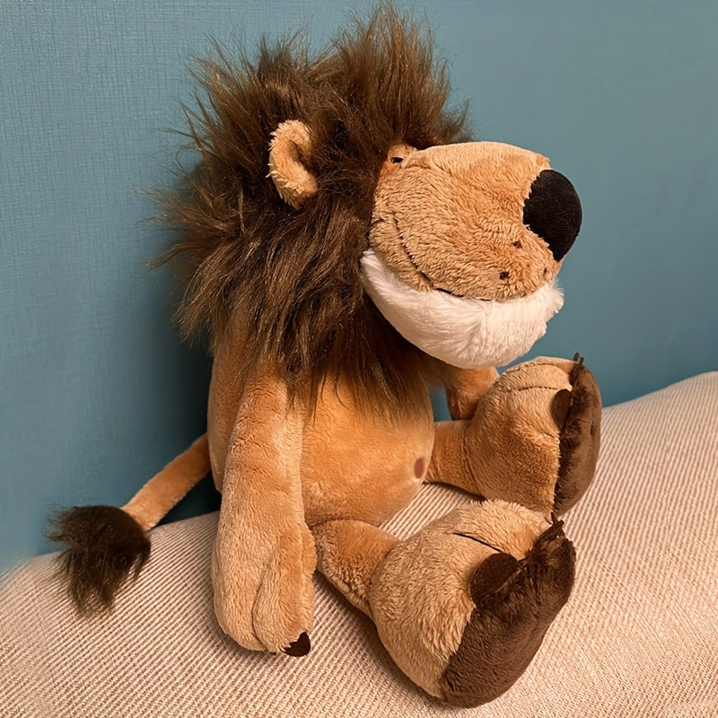 Lion Plush Toy Simulation Animal Cloth Doll Soothing Doll Sleeping Pillow