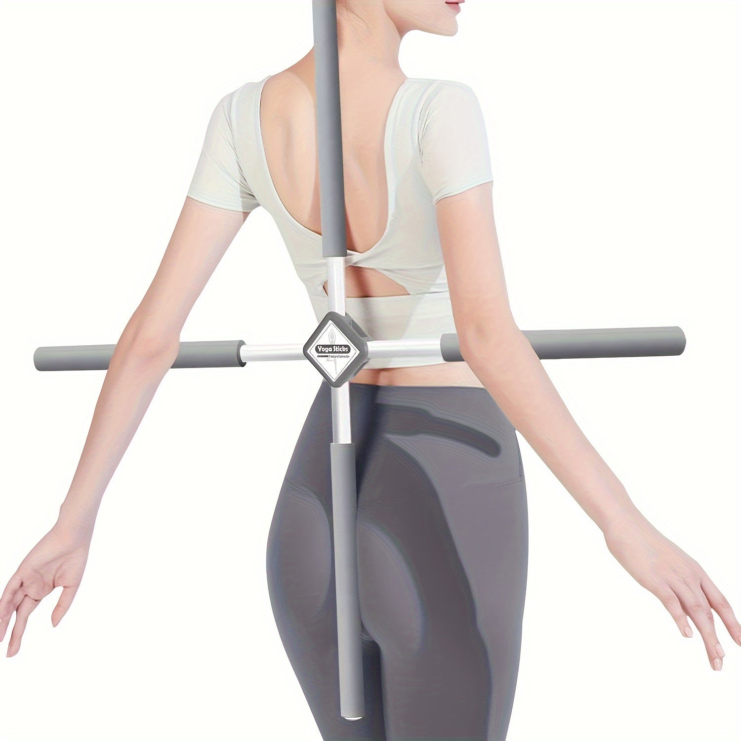 Hunchback Posture Corrector Yoga Cross Body Stick For Stretching