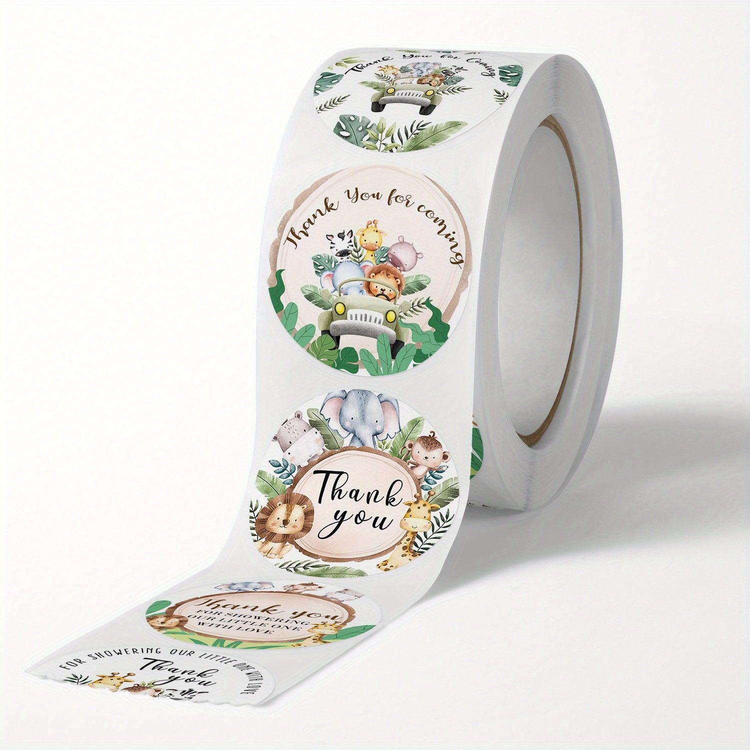 Cartoon Animal Stickers Packaging Holiday Decorations Thank You Stickers