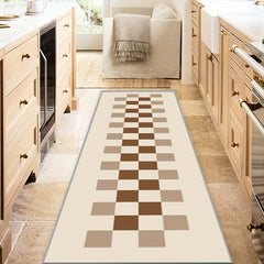 Checkerboard Area Rug Long Hallway Kitchen Mat Bath Mat