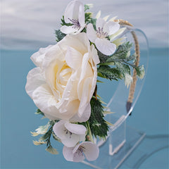 Princess Floral Hair Hoop for Girls, Decorative Hair Accessories
