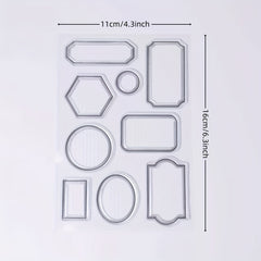 Bubble Chat Box Clear Stamp For Holiday Card Making Decorations