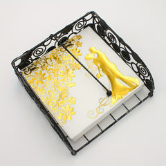 20pcs Bridal Wedding Bronzing Printing Disposable Napkin 33 02cmx33 02cm