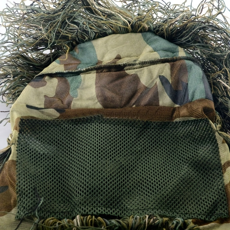Sniper Camo Ghillie Suit Head Cover