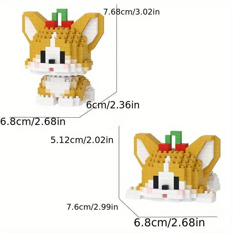 DIY Cartoon Animal Building Blocks Set - Ideal Gift for Ages 8-12