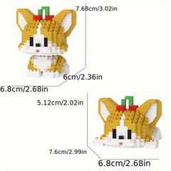 DIY Cartoon Animal Building Blocks Set - Ideal Gift for Ages 8-12