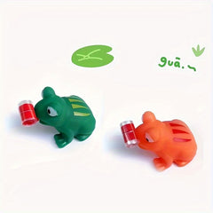 5pcs Funny Frog Toys with Tongue Out Party Favors & Durable Rubber
