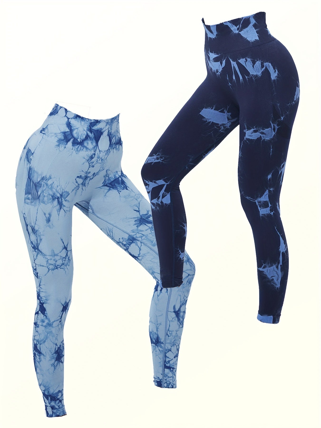 Tie Dye Yoga Running Pants High Waist Hip Lifting Yoga Fitness Pants