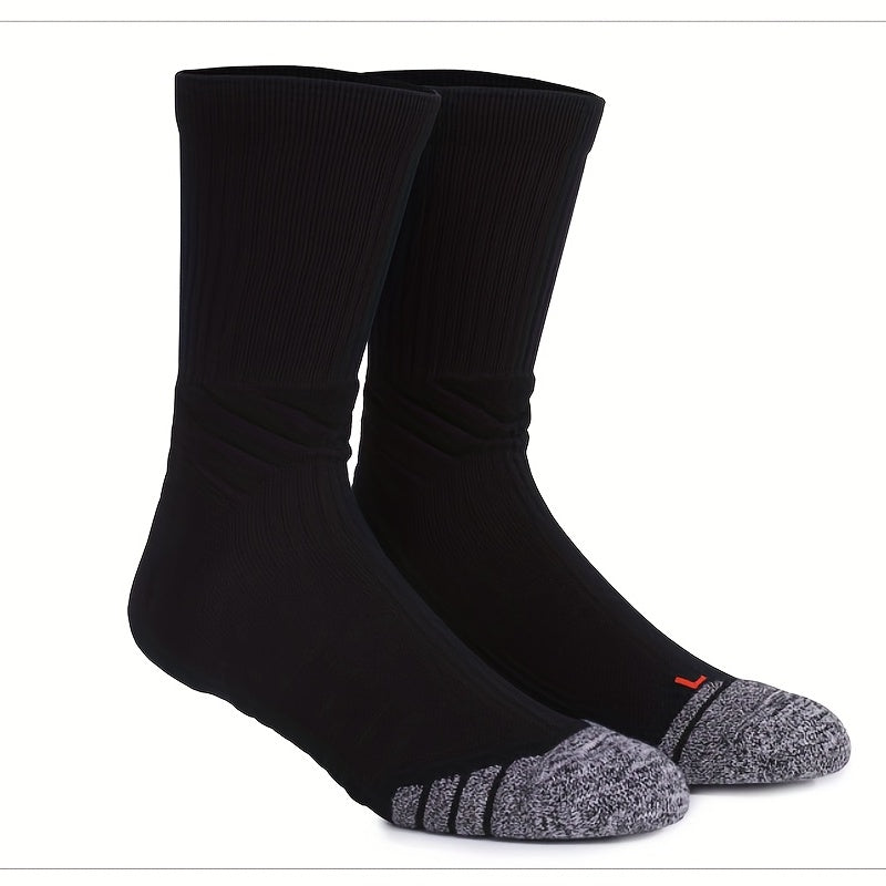 1 Pair Breathable Basketball Socks for Hiking Running Training Climbing