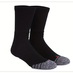 1 Pair Breathable Basketball Socks for Hiking Running Training Climbing