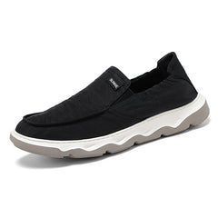 Men's Canvas Slip On Walking Sneakers Lightweight Shoes