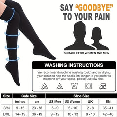 3 Pairs Compression Socks For Women And Men Knee High Compression Sock