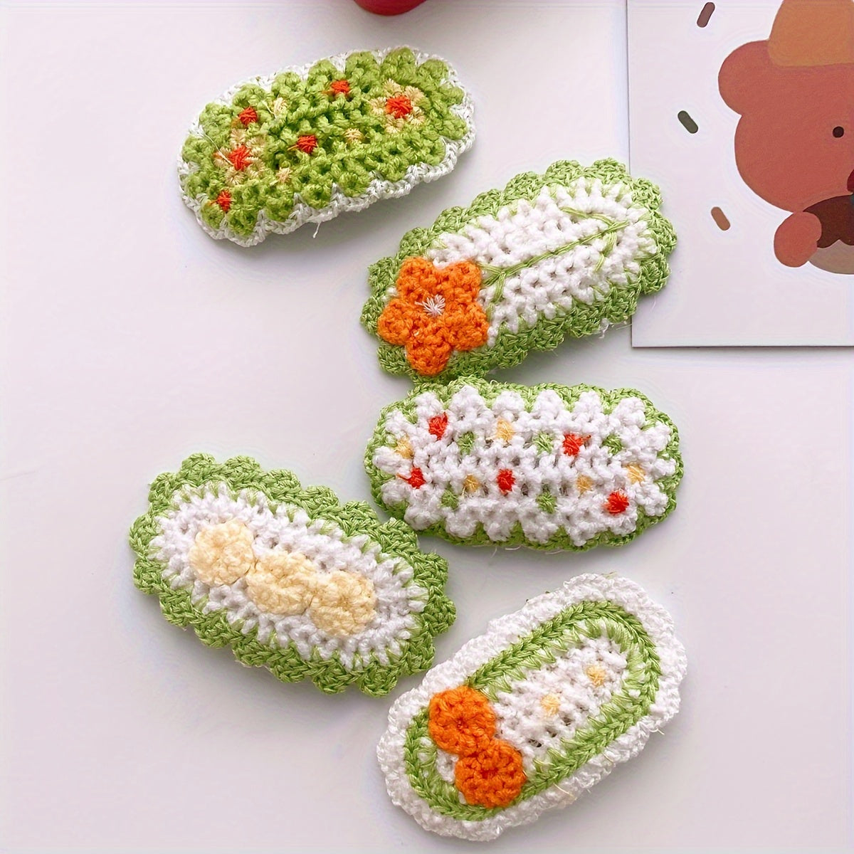 Autumn Winter Lace Hairpin Heart Flower Hair Clip