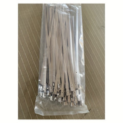 100pcs Stainless Steel Zip Ties Heavy Duty Cable Ties