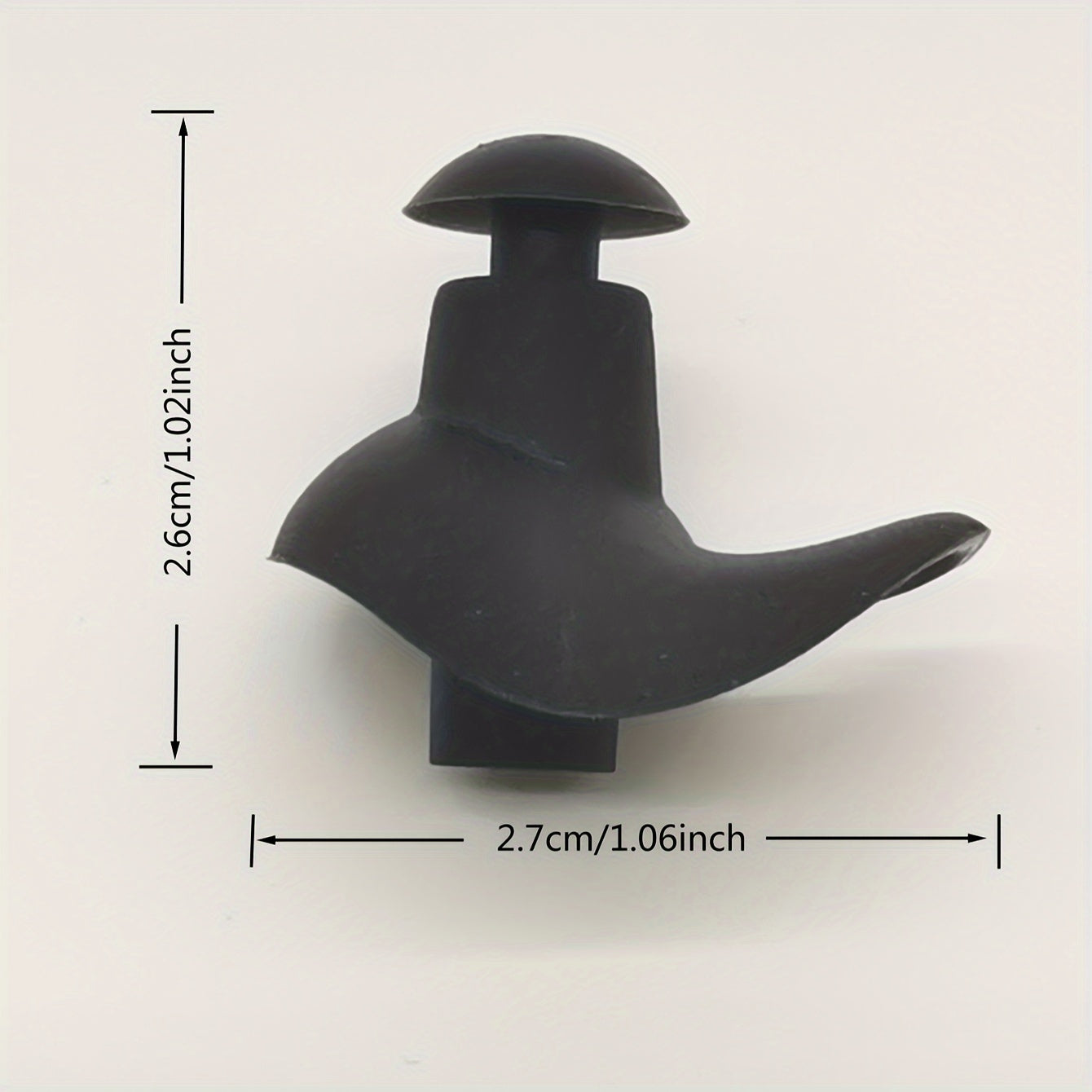 Silicone Spiral Earplugs with Storge Box for Swimming - 2 Pairs