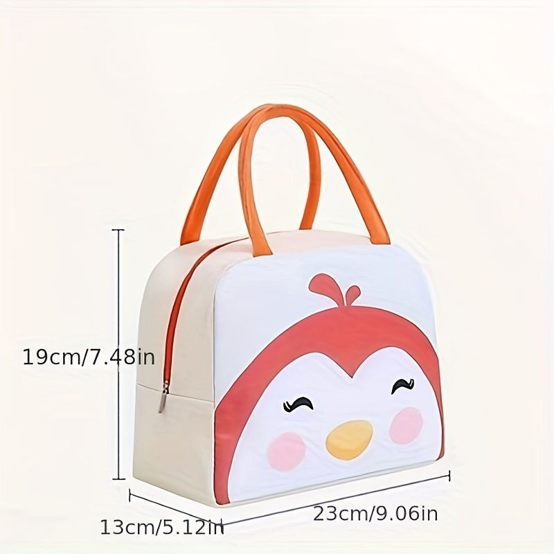1pc Cartoon Waterproof Thermal Insulation Lunch Box Bag