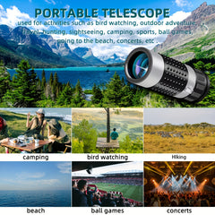 HD Monocular Telescope High Power for Smartphone Photo