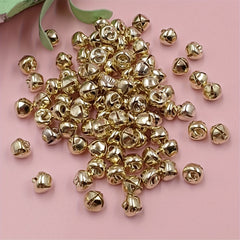 100Pcs Jingle Bells Charms DIY Christmas Home Decor Jewelry Craft Supplies