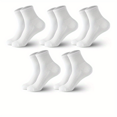 5 Pairs Unisex Comfortable High Soft Breathable Socks